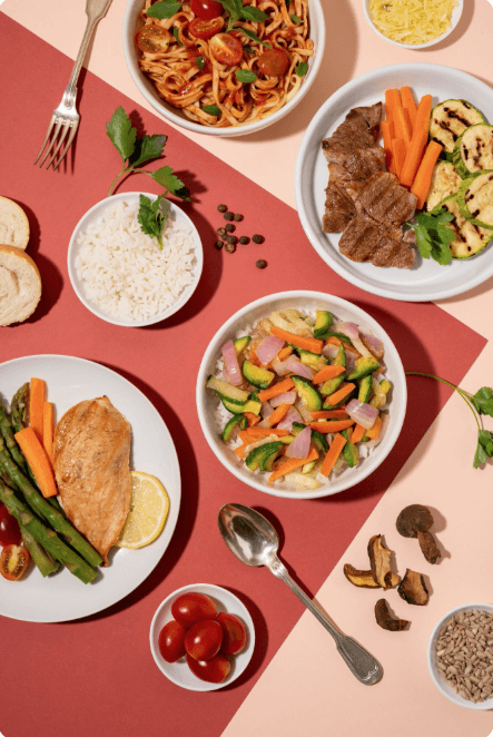 스파게티와 그밖에 다양한 음식들