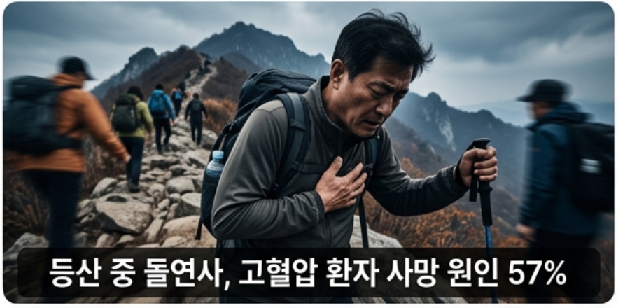 등산 중 돌연사, 왜 고혈압 환자에게 더 위험한가