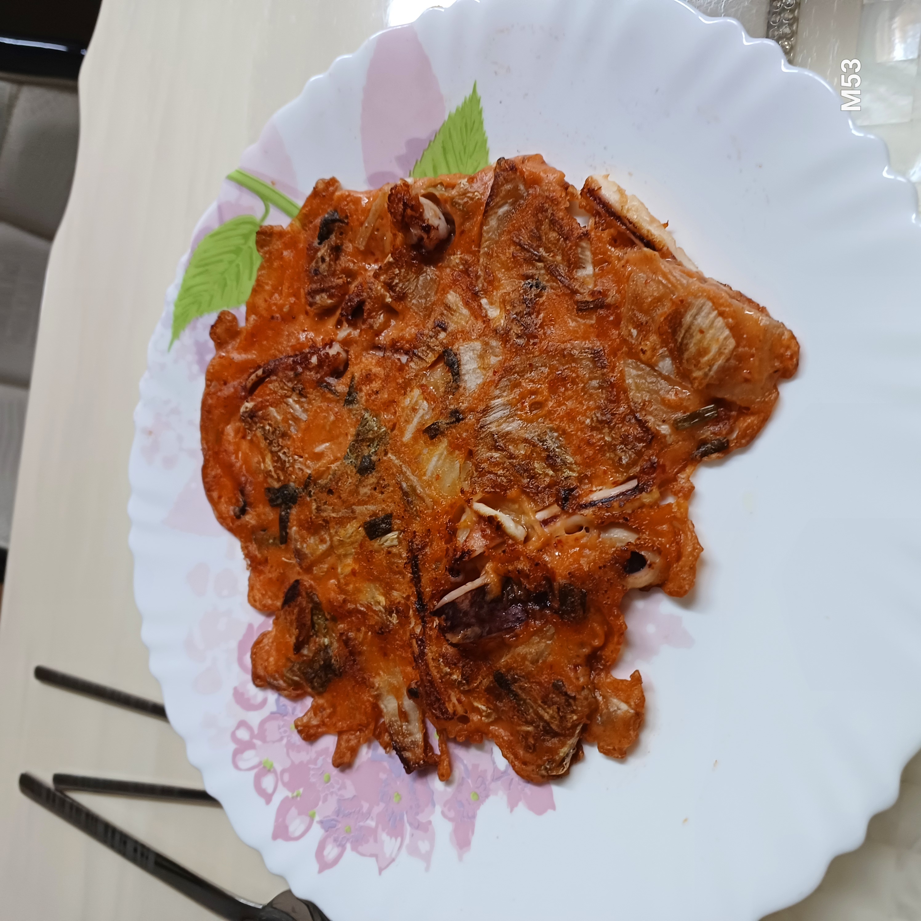 오늘 막걸리 안주는 김치전