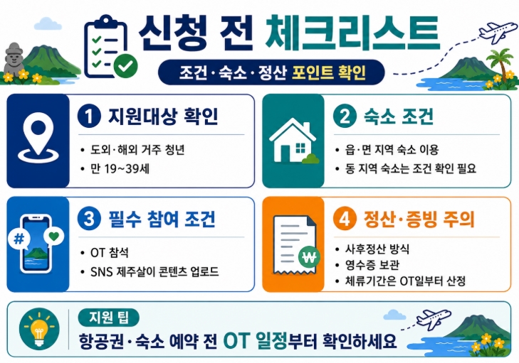 2026 청춘정거장 in 제주 신청방법 총정리