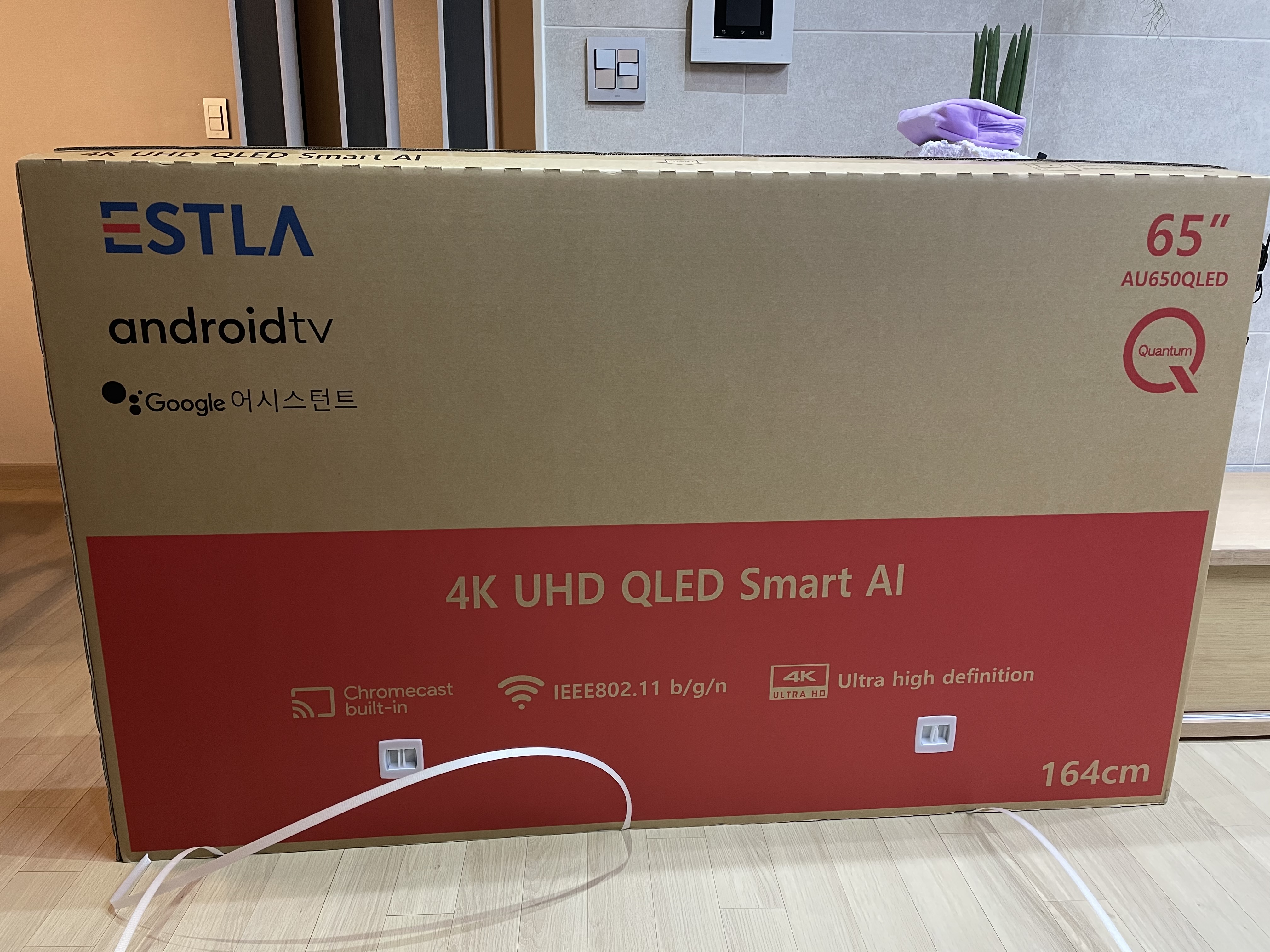 이스트라TV 박스로 온 모습