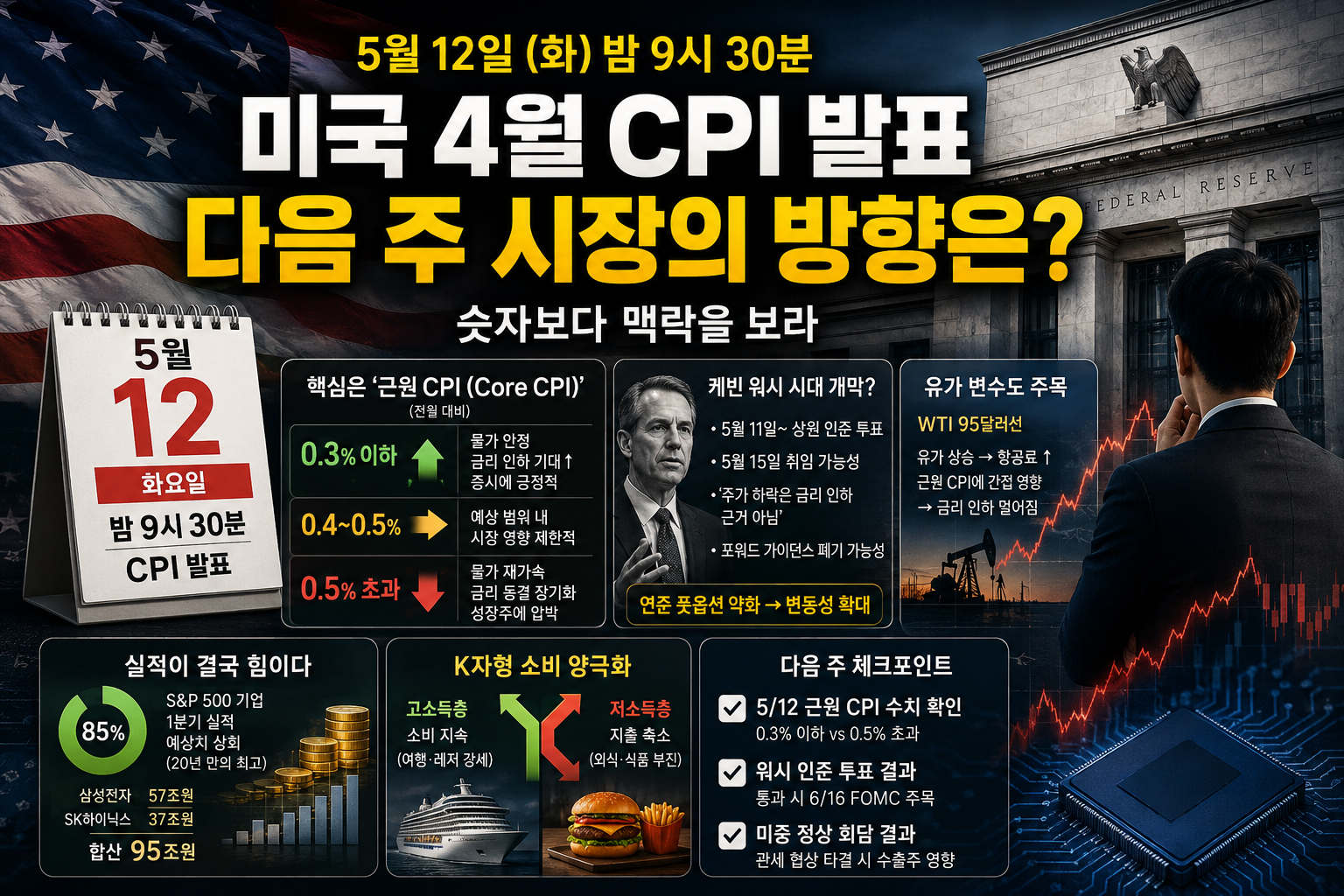미국 4월 CPI 발표
