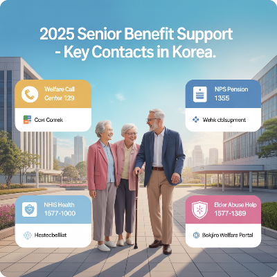 65세 이상 노인(고령자) 혜택 지원금 이미지