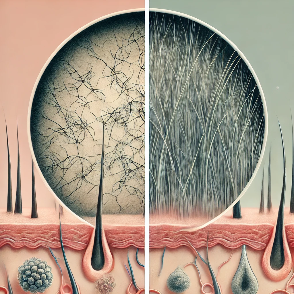 머리카락이 가늘어지는 이유와 해결책 – 당신의 모발을 지키는 법 사진
