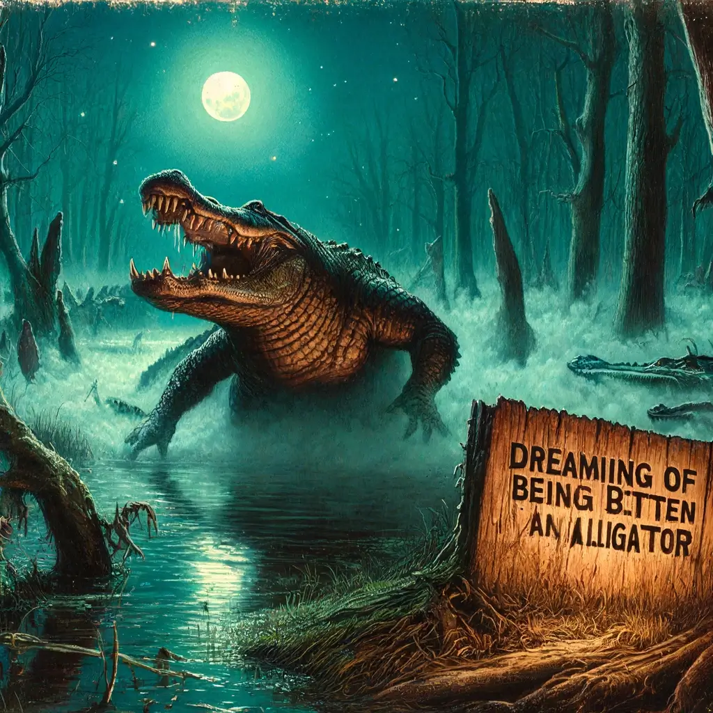 악어한테 물리는 꿈