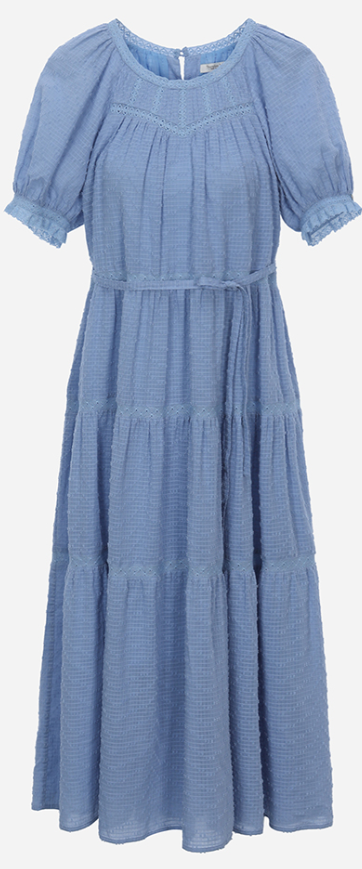 써스데이 여성 원피스 - 레이스 핀턱 블록 원피스