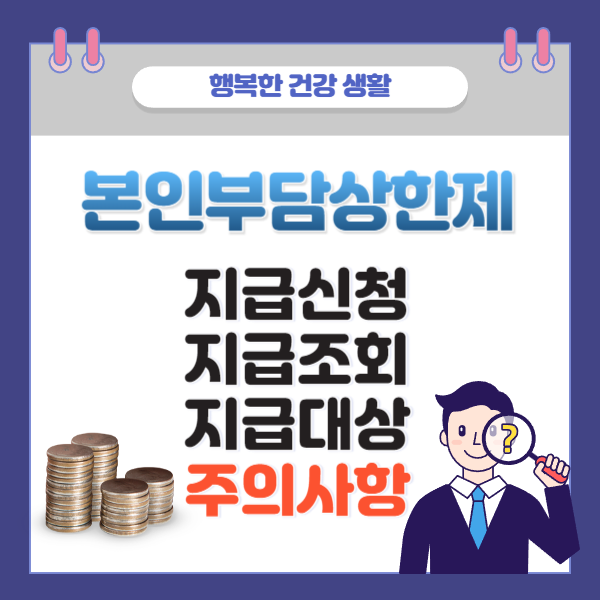 본인부담상한액 초과금 지급조회, 지급대상, 지급신청 완벽가이드