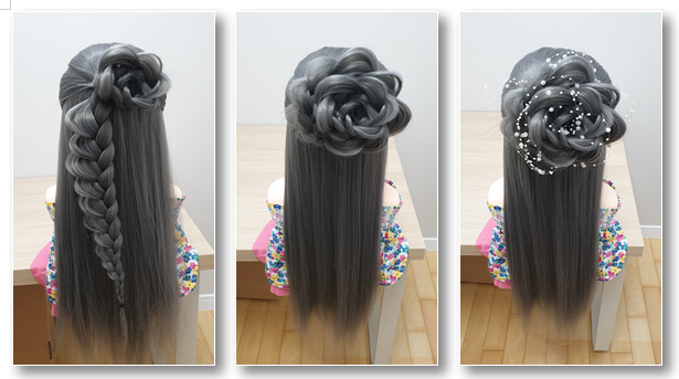 장미헤어스타일 시술과정2