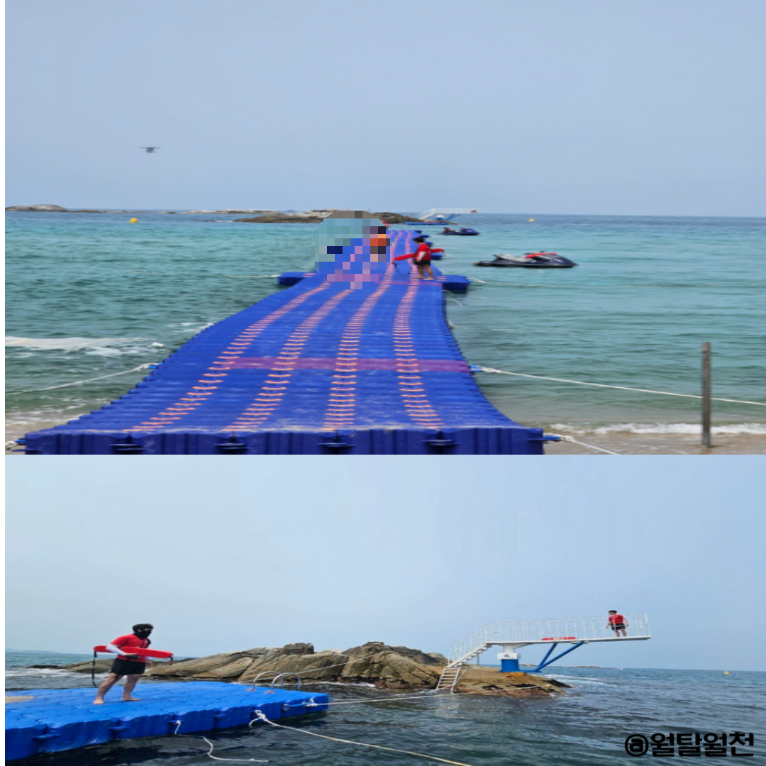 오리바위 다이빙 체험_강릉 경포해수욕장 이색 체험