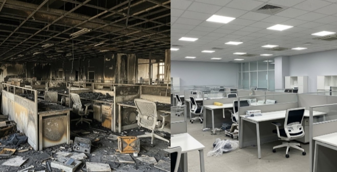 영광 화재청소 복구 인테리어