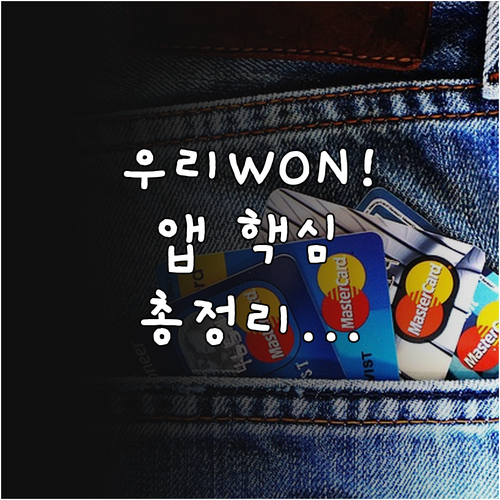 우리카드 공식 홈페이지 우리WON카드..