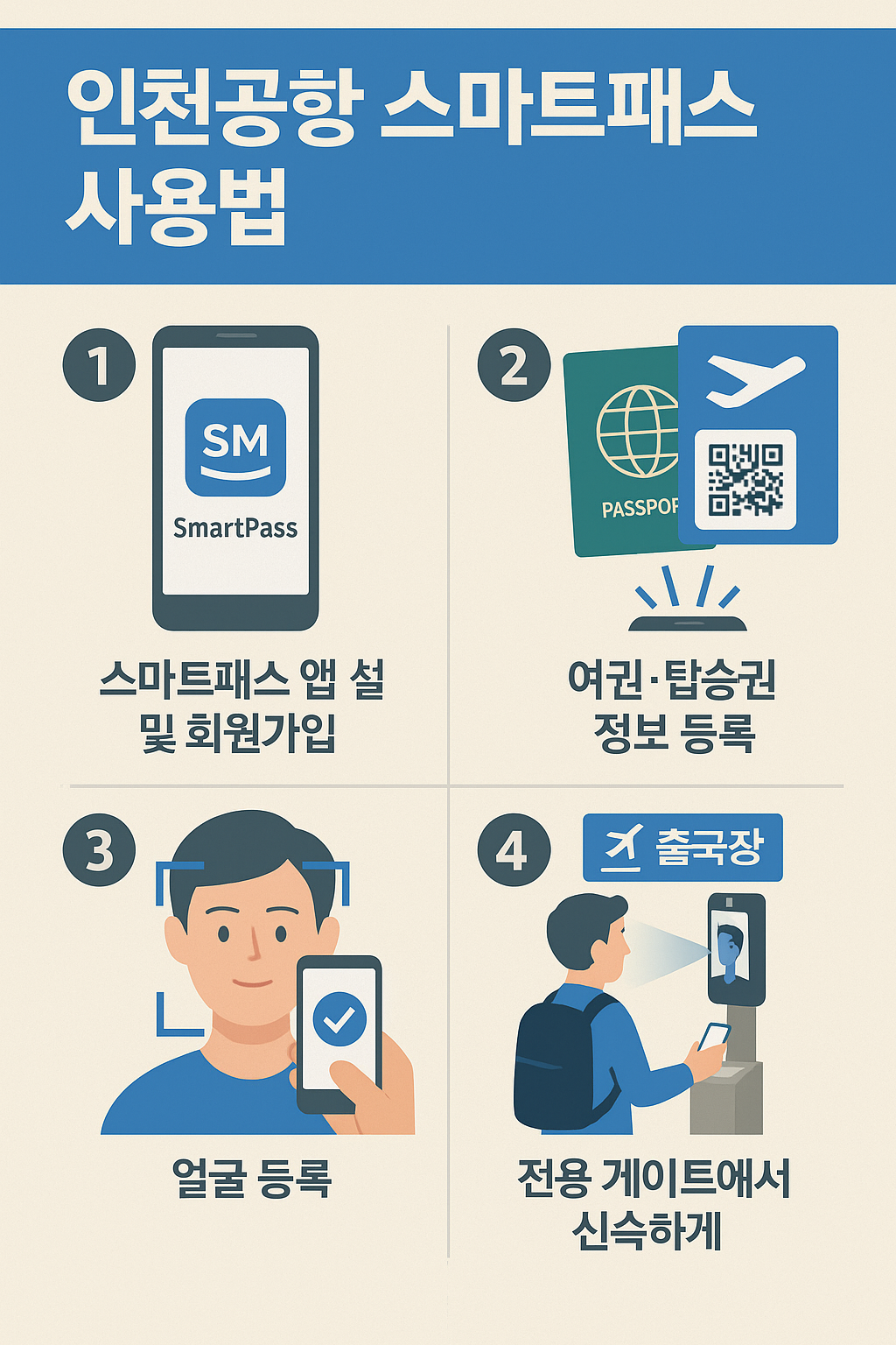 인천공항 스마트패스 사용법