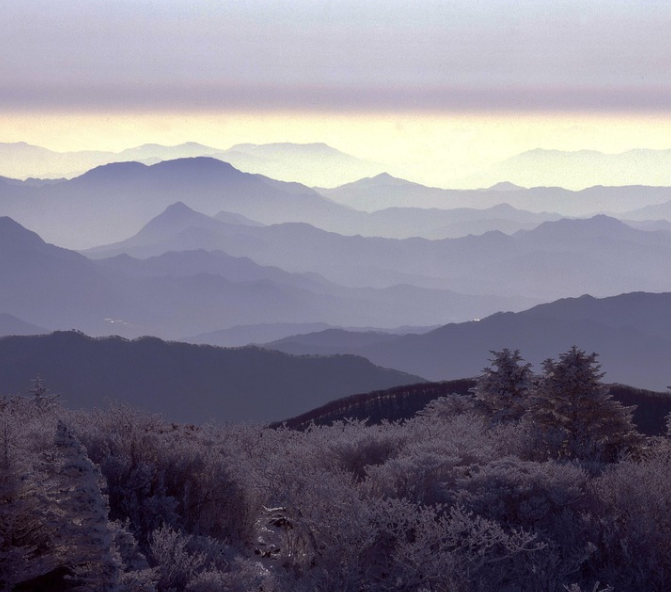 덕유산 자연경관 사진