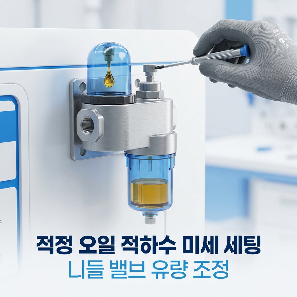 공기압 루브리케이터 보수점검 및 고장 대책 구동부 수명을 늘리는 정밀 윤활 관리 전략