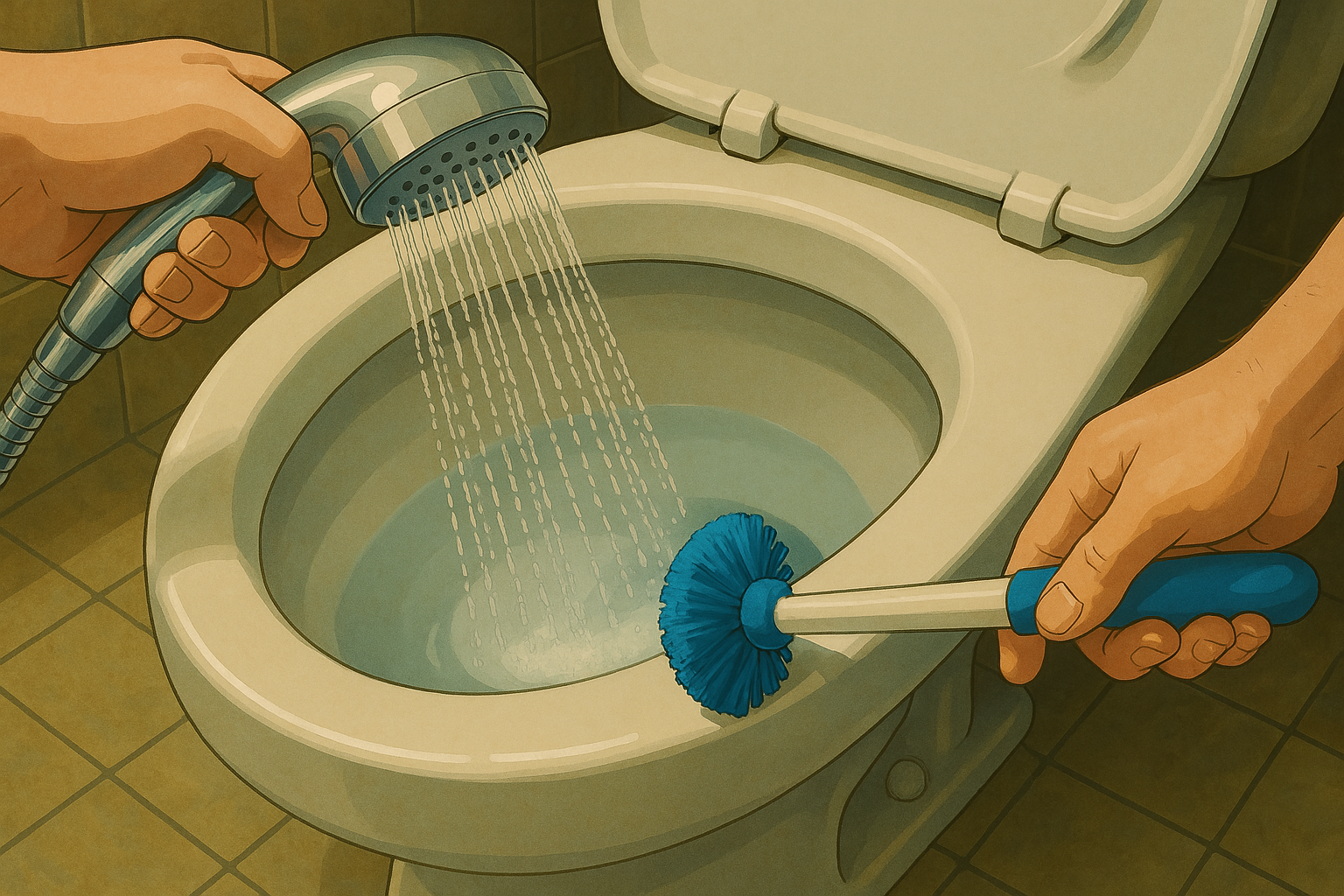 변기청소 이렇게