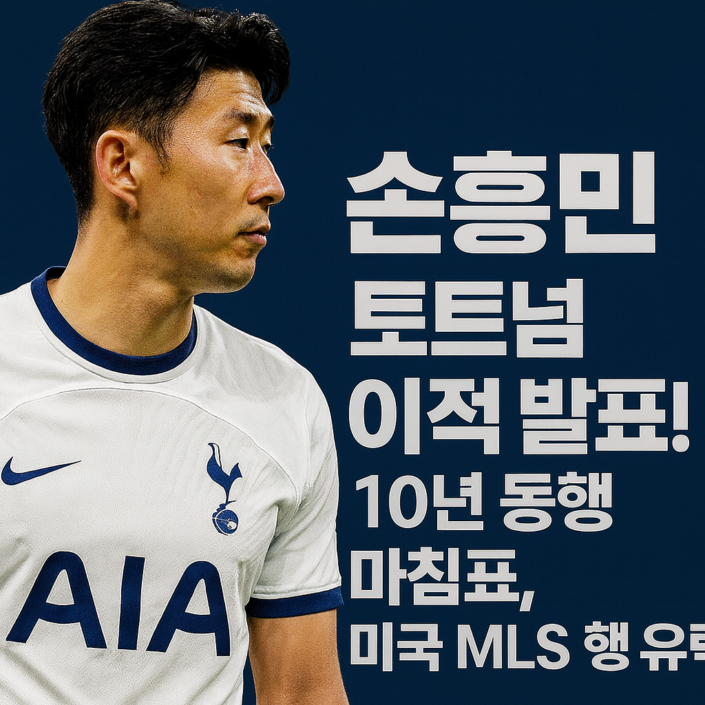 손흥민 토트넘 이적발표