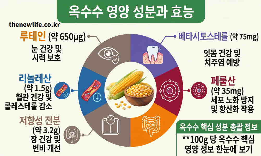 옥수수 효능 영양성분