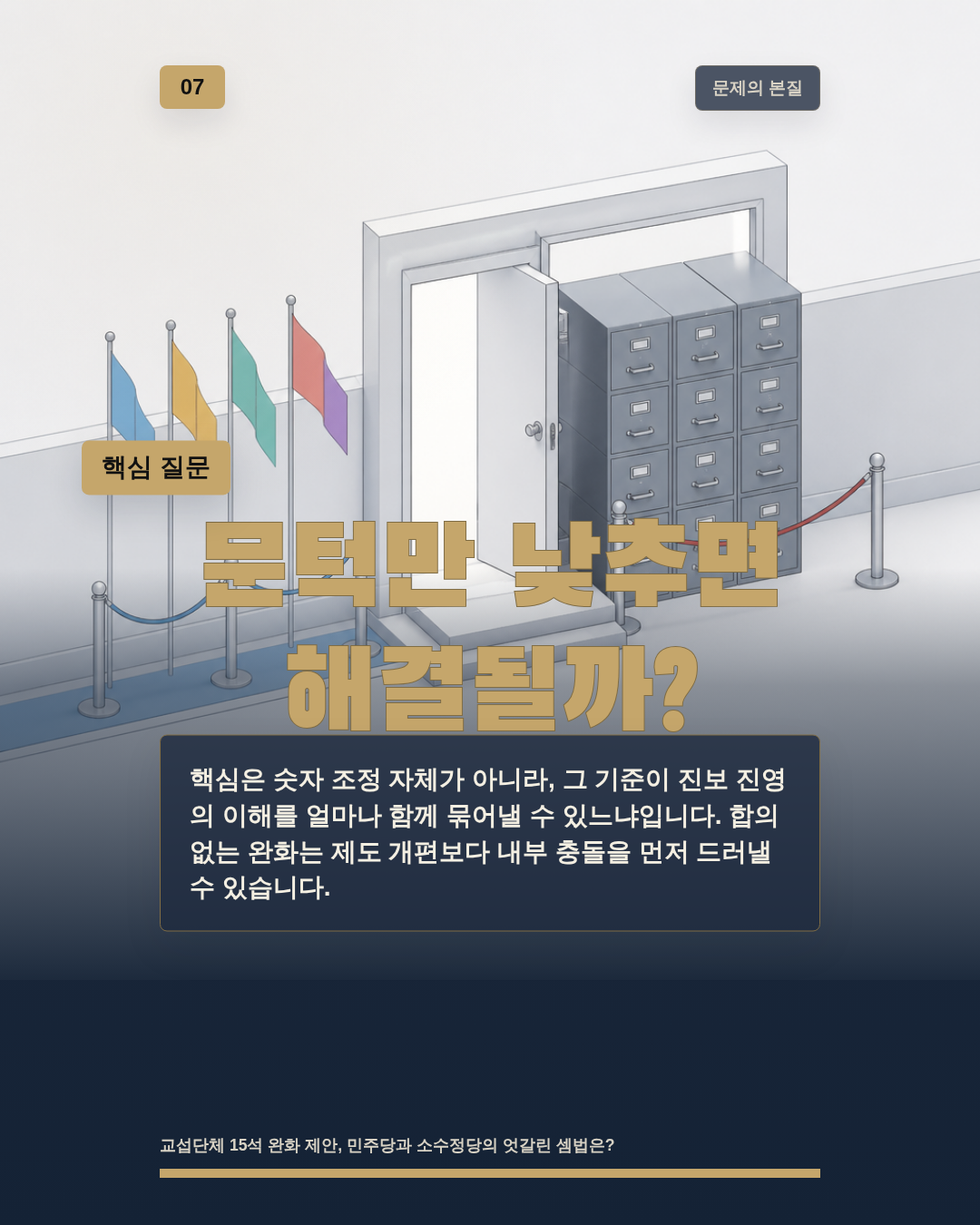문턱만 낮추면 해결될까?