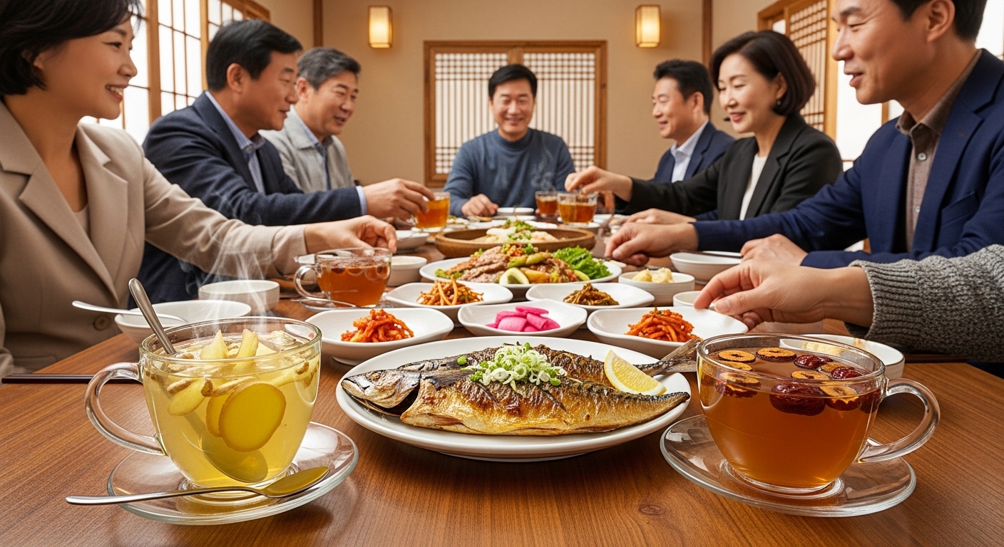 alt="60대 탈모 개선 생강 요법 4단계 실천 가이드 - 생강꿀물, 대추차, 두피팩, 고등어"