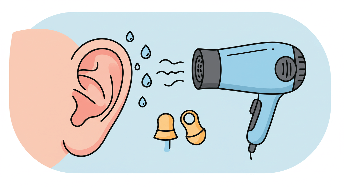 수영 후 귀 관리 방법 (수영 후 관리)