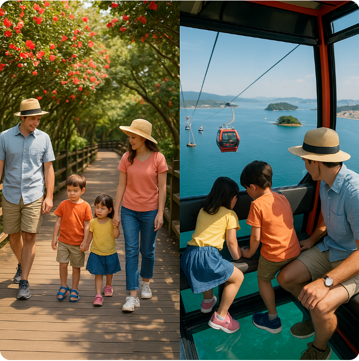 아이와 떠나는 여수 오동도와 해상 케이블카 가족여행 안내