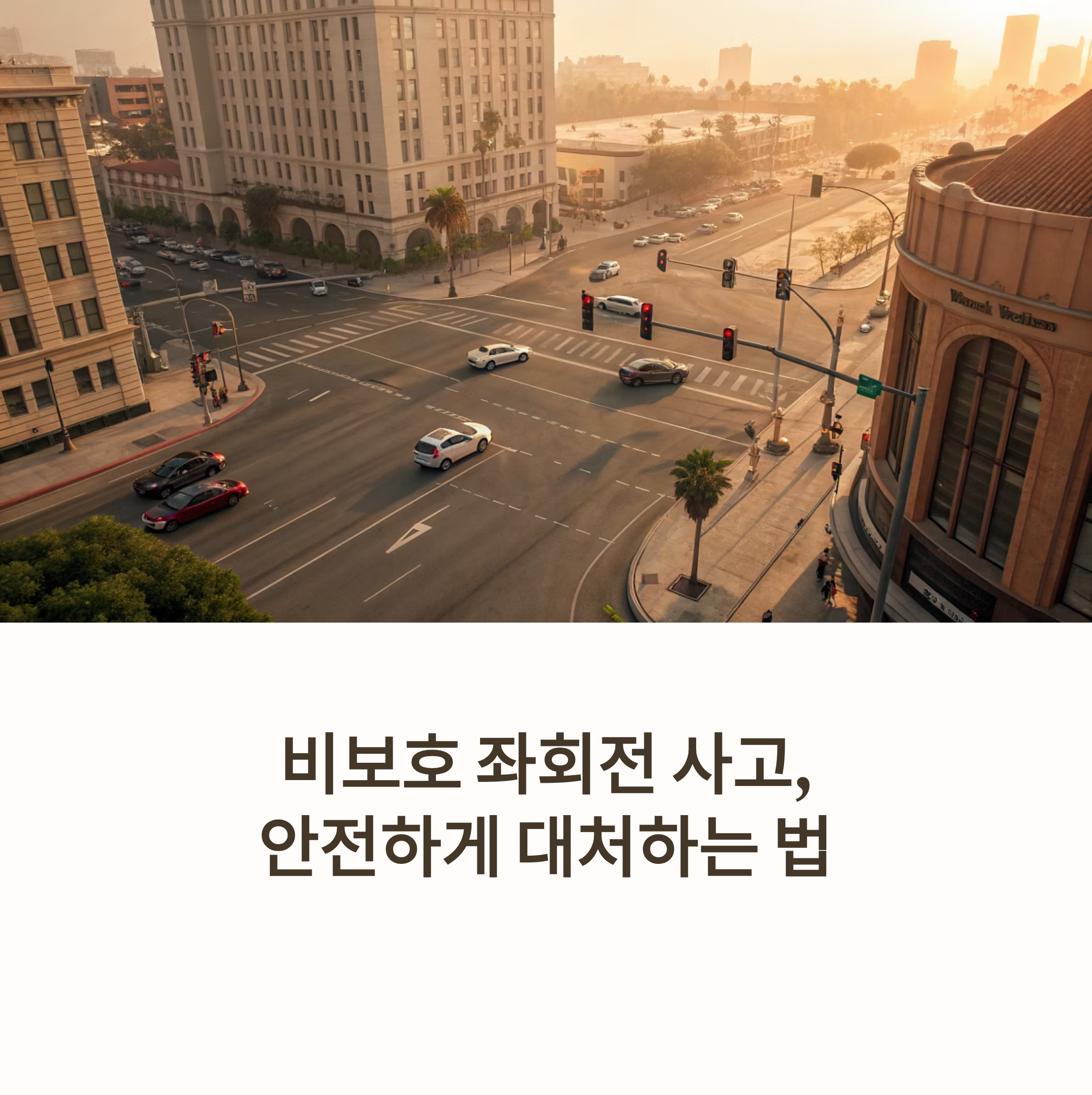 비보호 좌회전 사고