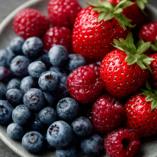 블루베리 딸기 라즈베리 베리류