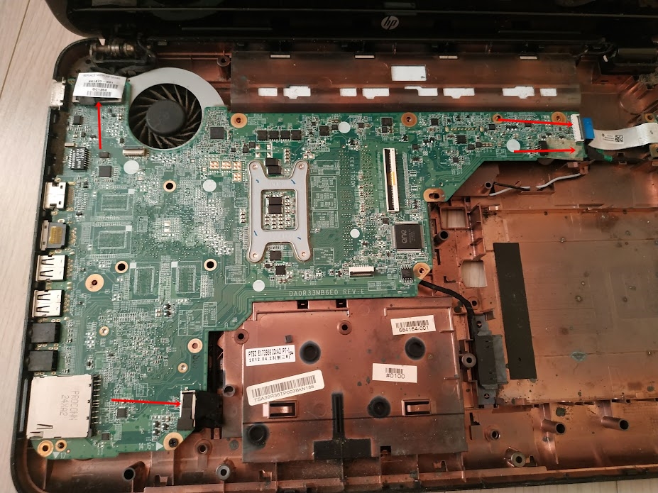 HP 노트북 분해 청소 22