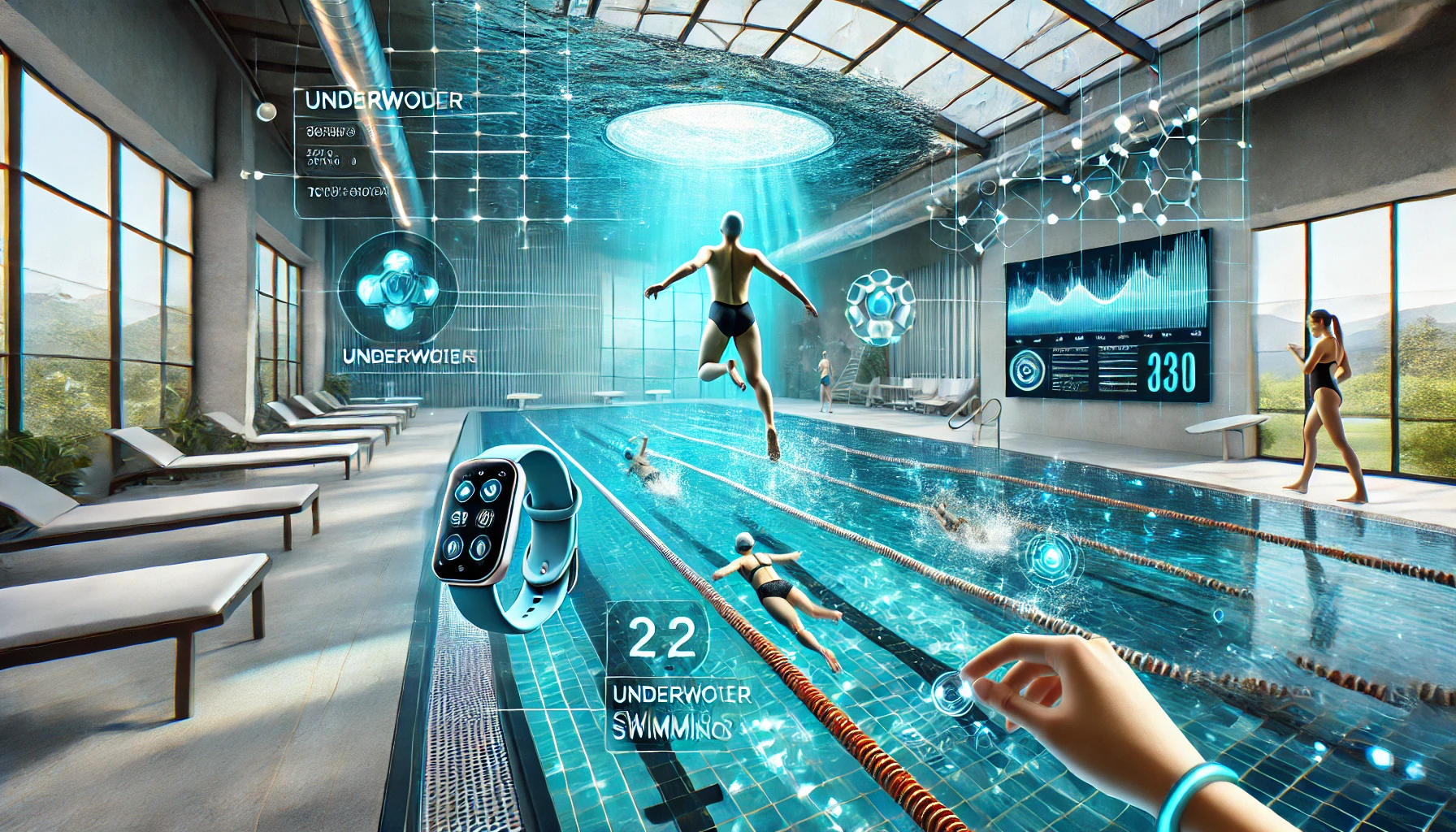 스마트 수영장 환경 안내