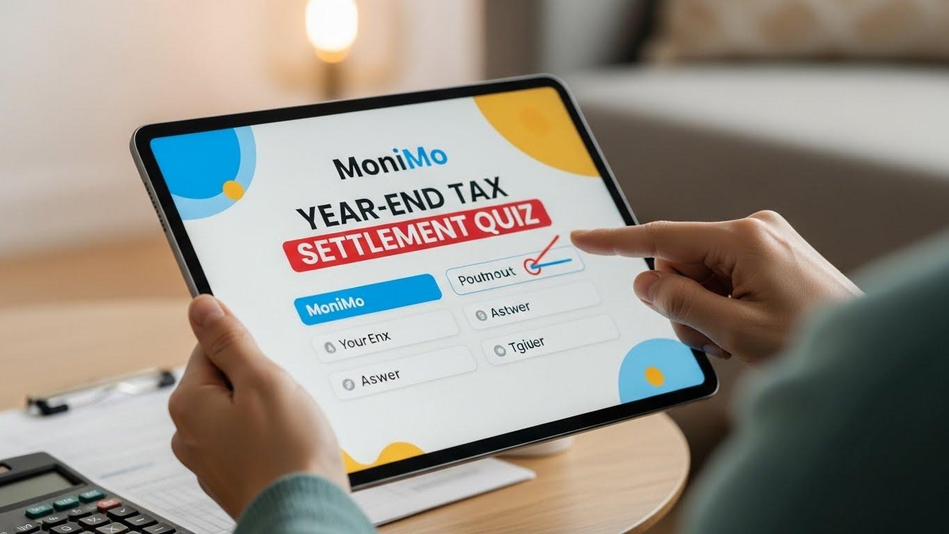 모니모 연말정산 퀴즈