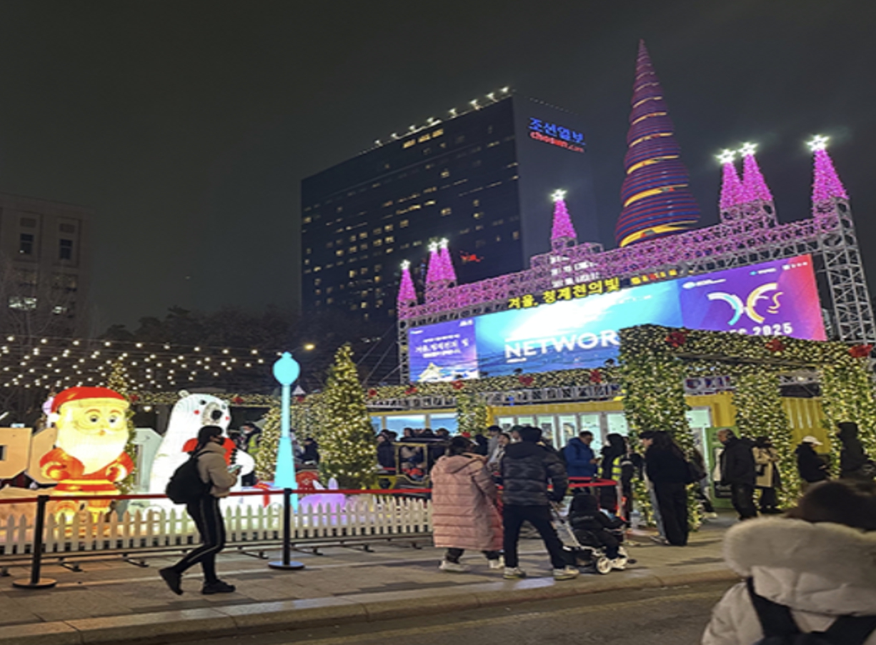 겨울&amp;#44; 청계천의 빛