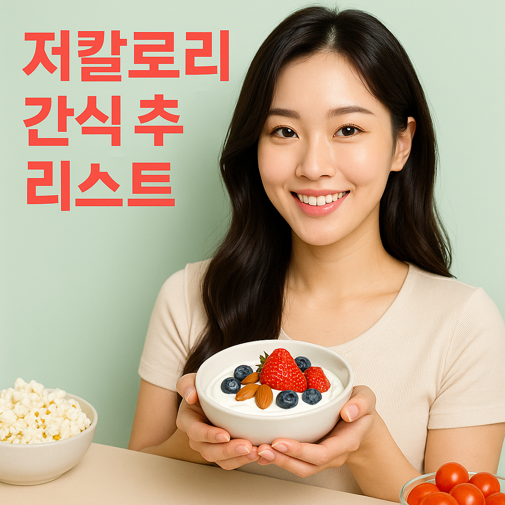 저칼로리 간식 추천 리스트 2025