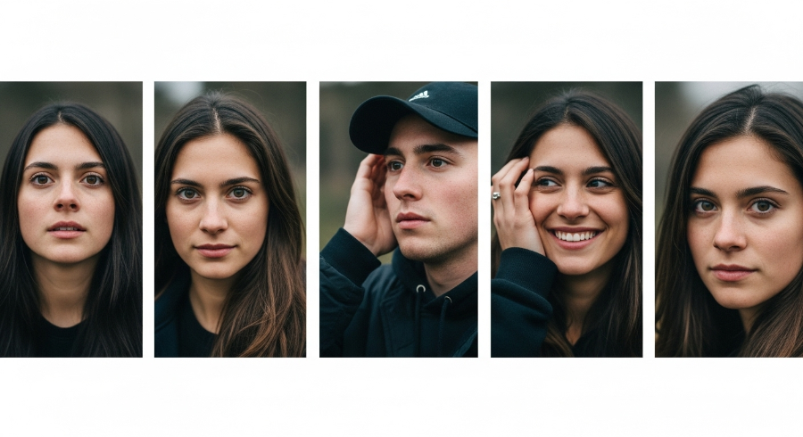 레트로 감성 사진을 찍는 젊은 세대