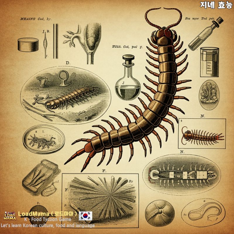 지네 효능 고전 서적