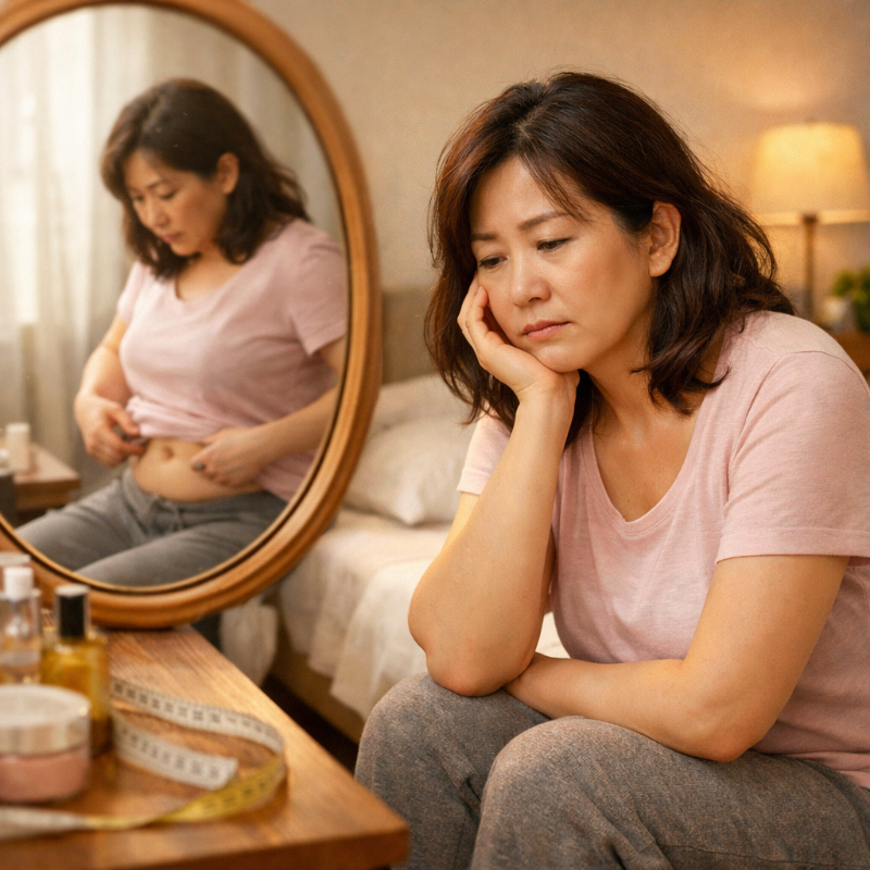 노력해도 안 빠지는 갱년기 나잇살, 범인은 의지가 아닌 '호르몬'입니다