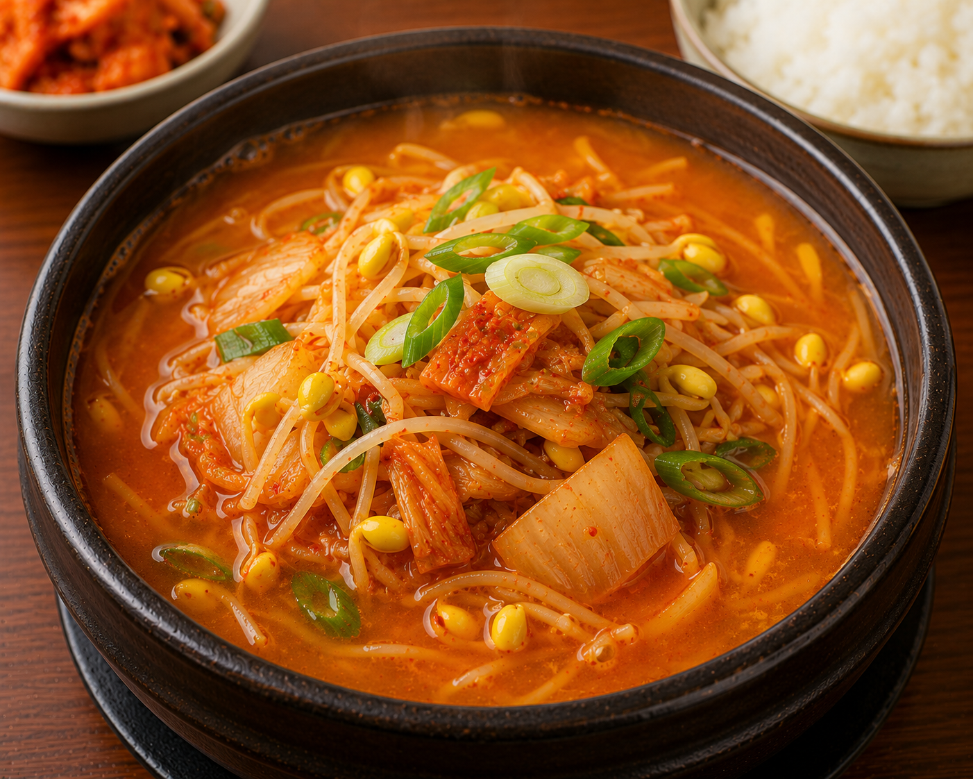 김치콩나물국