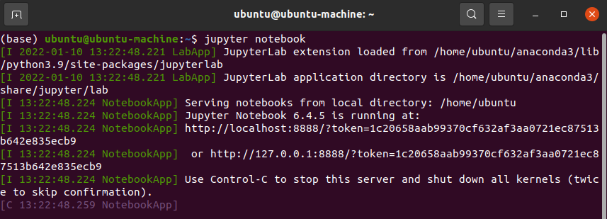 우분투 주피터 노트북