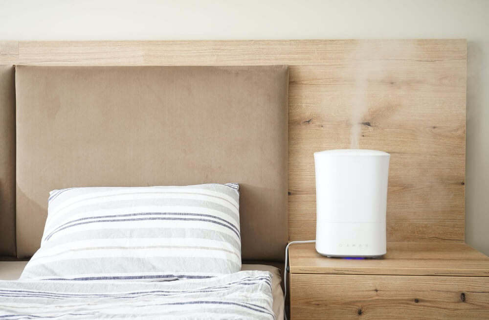 침대-옆-가습기