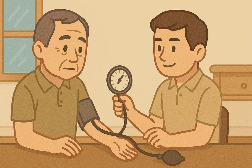 고혈압 환자 쓰러졌을 때