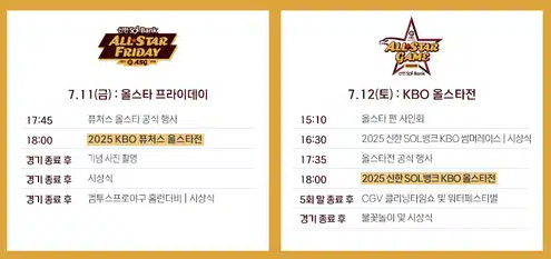 올스타전 티켓팅 2025 KBO 야구 베스트12 명단 공개 예매 꿀팁 총정리 1