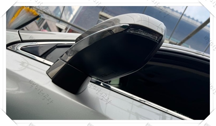 렉서스 NX 사이드미러 수리 후