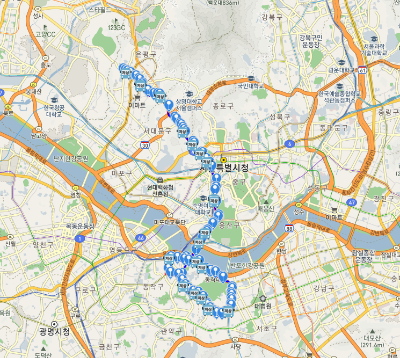 752버스 노선도