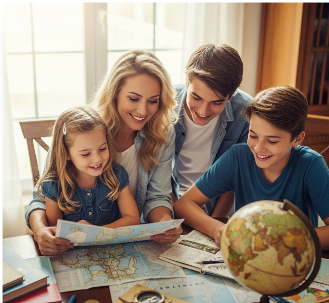 가족 여행 계획 척척 세우기