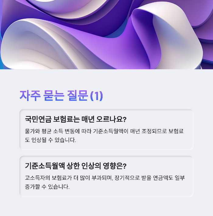 국민연금 보험료 1.8만