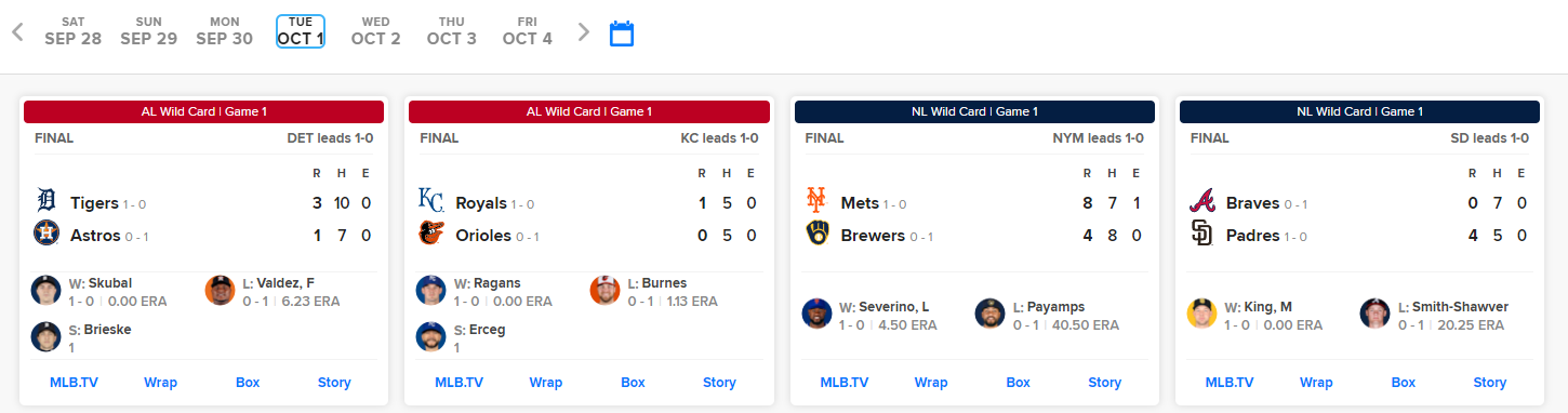 2024 MLB 메이저리그 포스트시즌 경기 일정과 방식