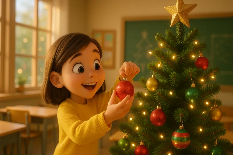 여자 아이 트리 만들기