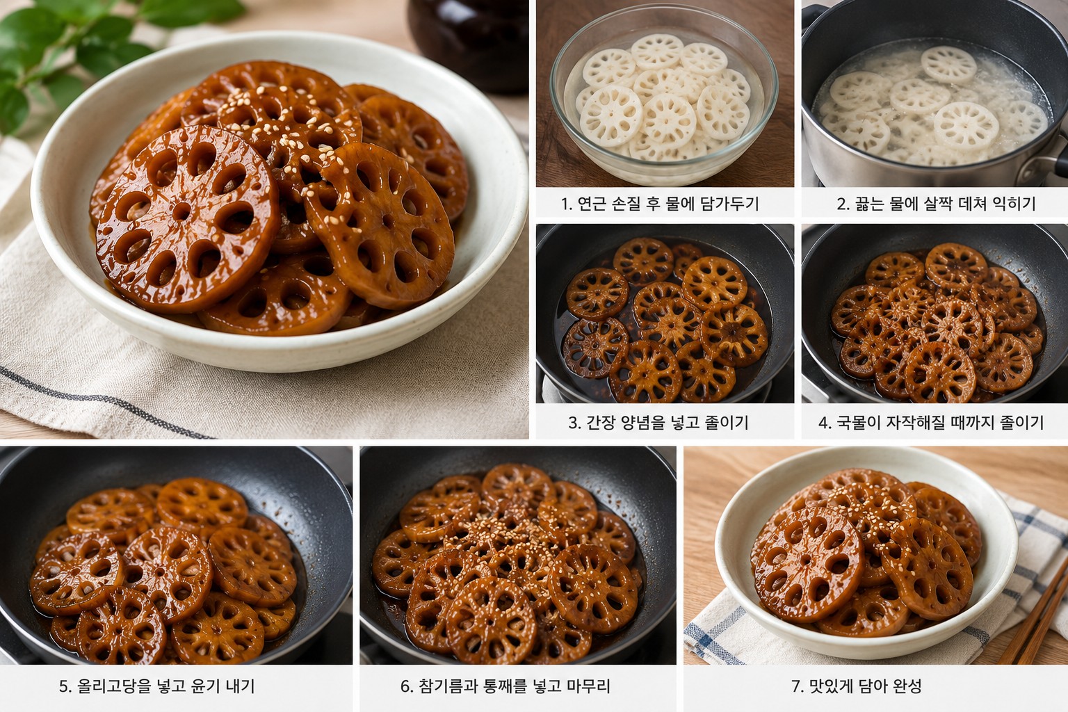연근조림