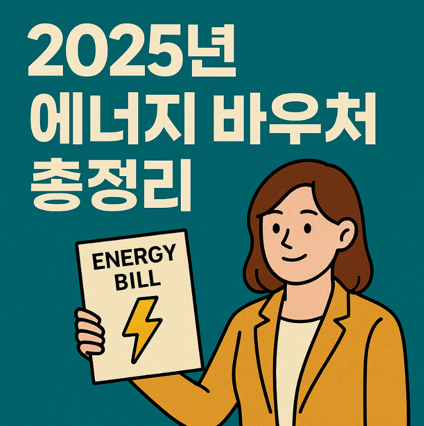 2025년 에너지 바우처 총정리 - 신청방법부터 사용법까지 한번에!