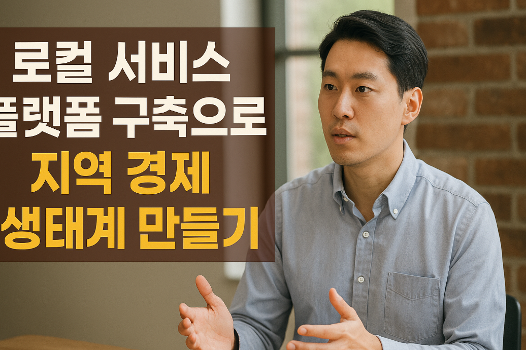 로컬 서비스 플랫폼 구축으로 지역 경제 생태계 만들기