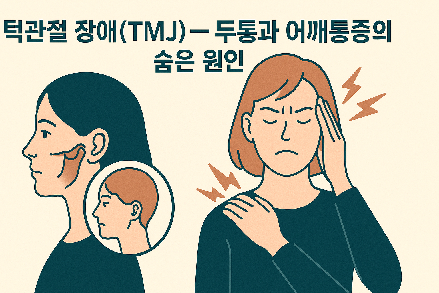 턱관절 장애에 관한 사진